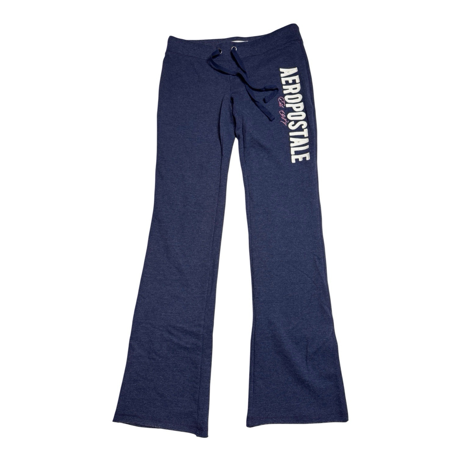 Women's Aeropostale Blue Low Rise Boot Cut Sweatpants Sz S